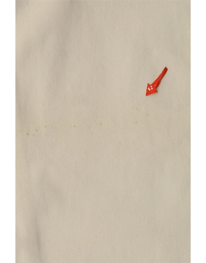 Mash Ανδρικό Tapered Jeans IT 48 Medium W32 L33 Λευκό βαμβακερό