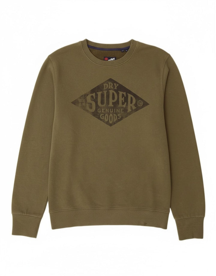 Ανδρικό γραφικό φούτερ Superdry Jumper XL Χακί βαμβακερό