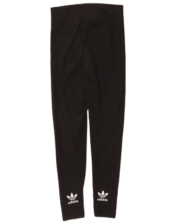 Γυναικεία γραφικά κολάν Adidas UK 14 Large Black Polyester