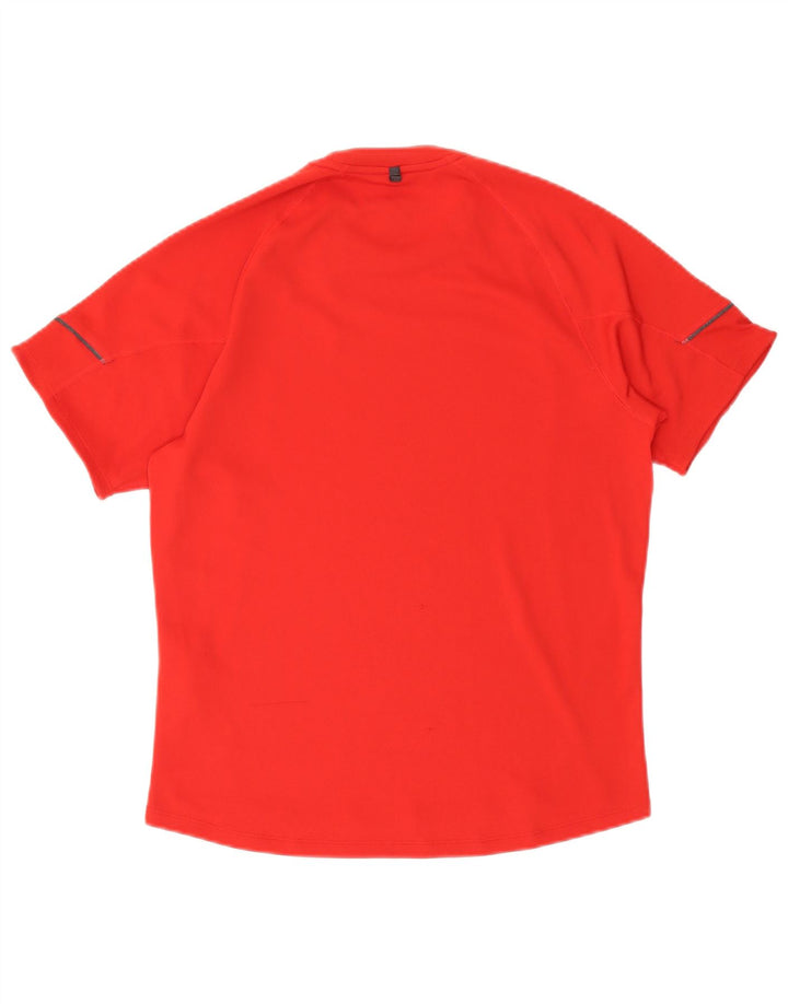 Ανδρικό T-shirt Nike Dri Fit Top UK 34/36 Μικρό κόκκινο πολυεστέρα