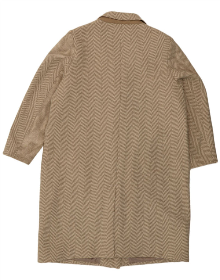 Marks & Spencer Γυναικείο Πανωφόρι UK 22 3XL Μπεζ πολυεστέρας ψαροκόκκαλο