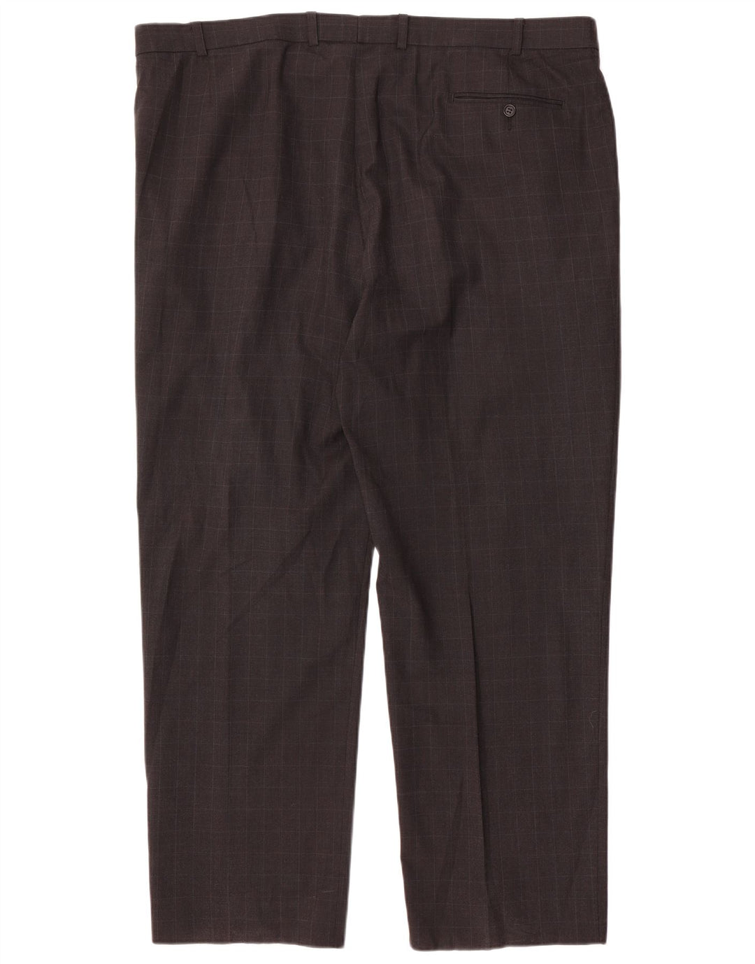 Ανδρικό ίσιο παντελόνι Marks & Spencer W44 L31 Grey Check Polyester