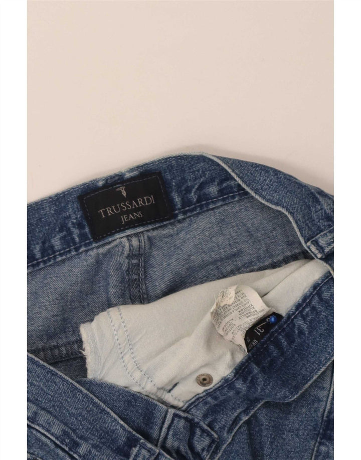 Γυναικείο ίσιο τζιν Trussardi W29 L33 Μπλε βαμβακερό