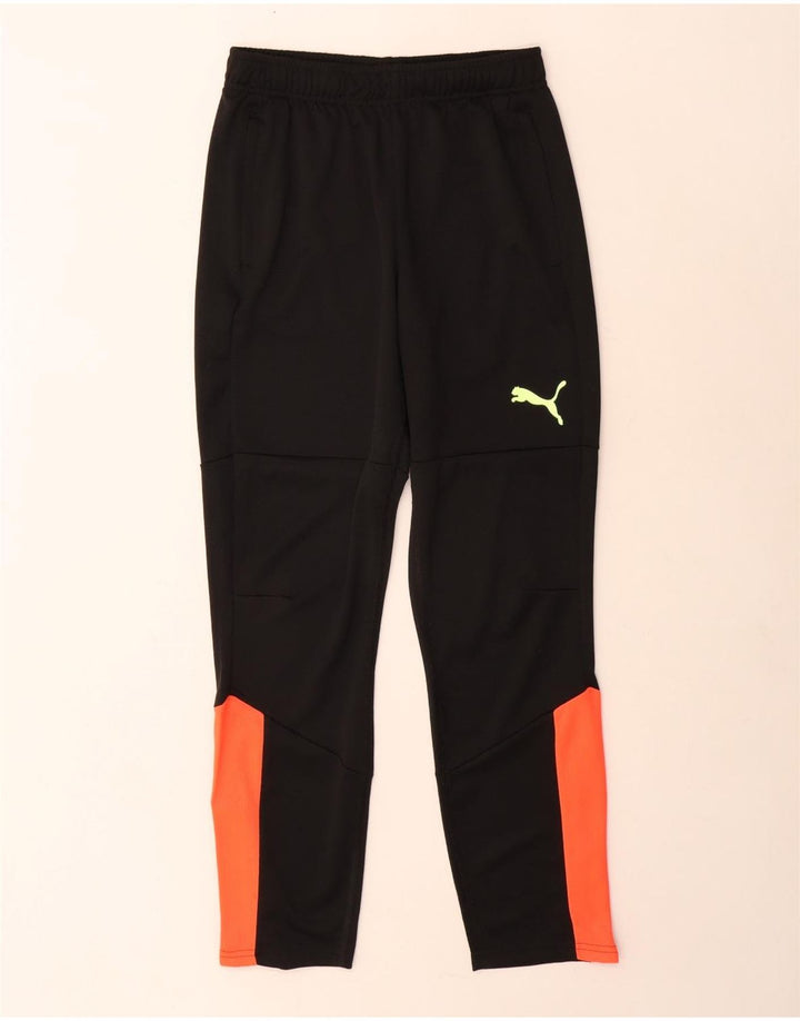 Παντελόνι αθλητικής φόρμας PUMA Boys 13-14 ετών Μαύρο Colourblock Polyester