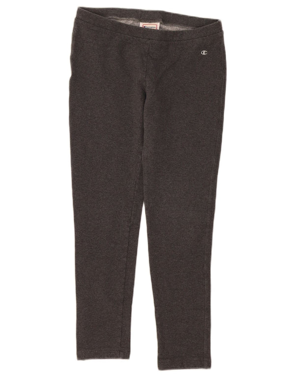 Champion Womens Herritage Fit leggings UK 12 Medium Grey Cotton