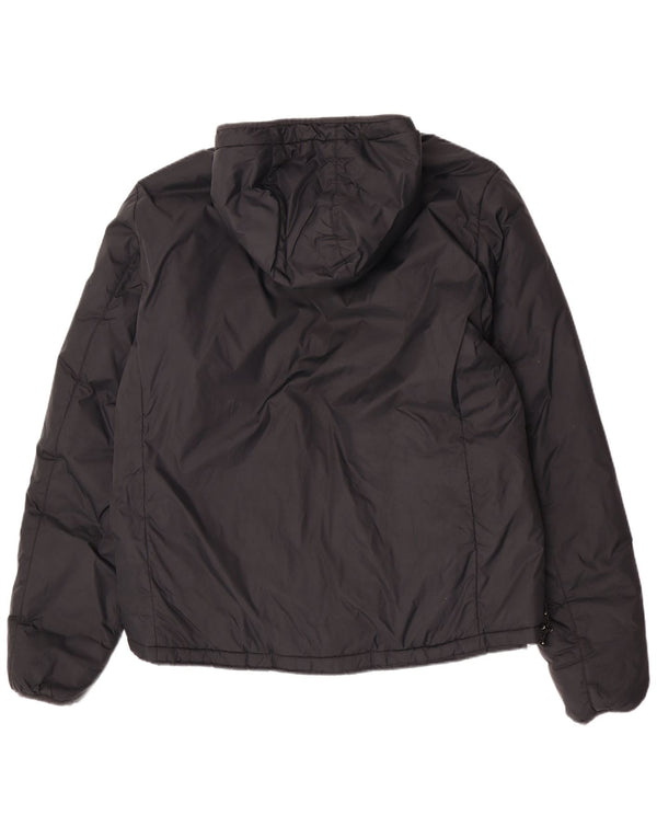 Ανδρικό Mistral Hooded Reversible Windbreaker Jacket UK 42 XL Black Polyamide