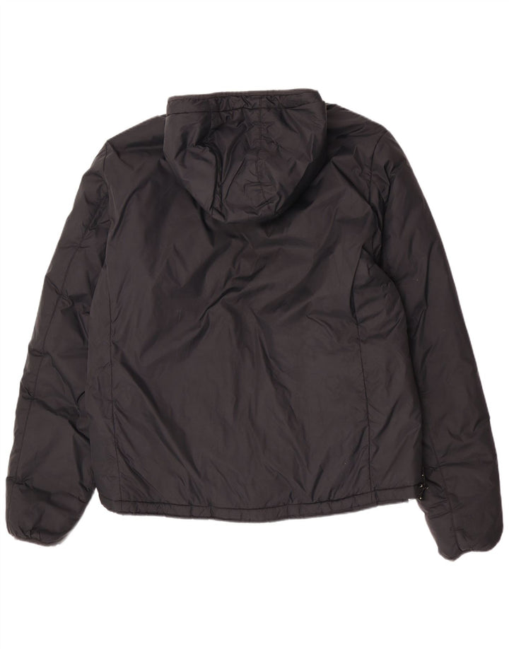 Ανδρικό Mistral Hooded Reversible Windbreaker Jacket UK 42 XL Black Polyamide