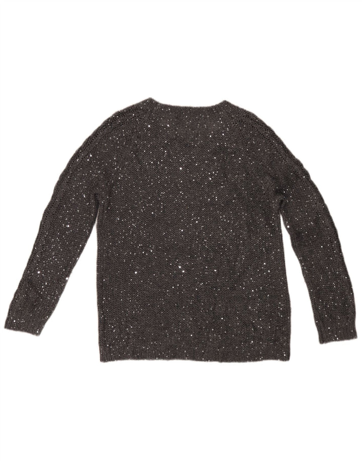 Marks & Spencer Γυναικείο πουλόβερ με λαιμόκαυστο UK 12 Medium Grey