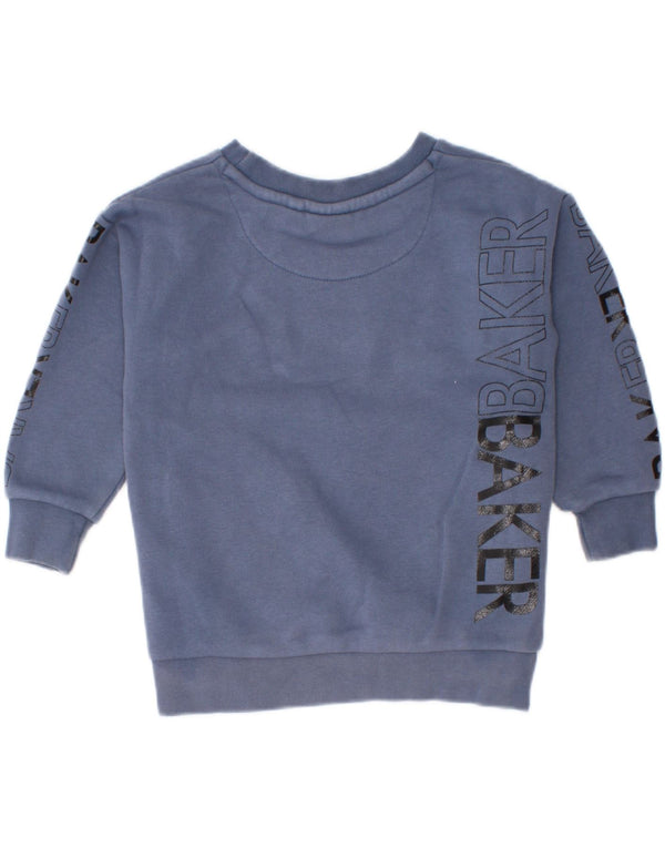 Γραφικό φούτερ Ted Baker Baby Boys Jumper 18-24 μηνών Navy Blue Cotton