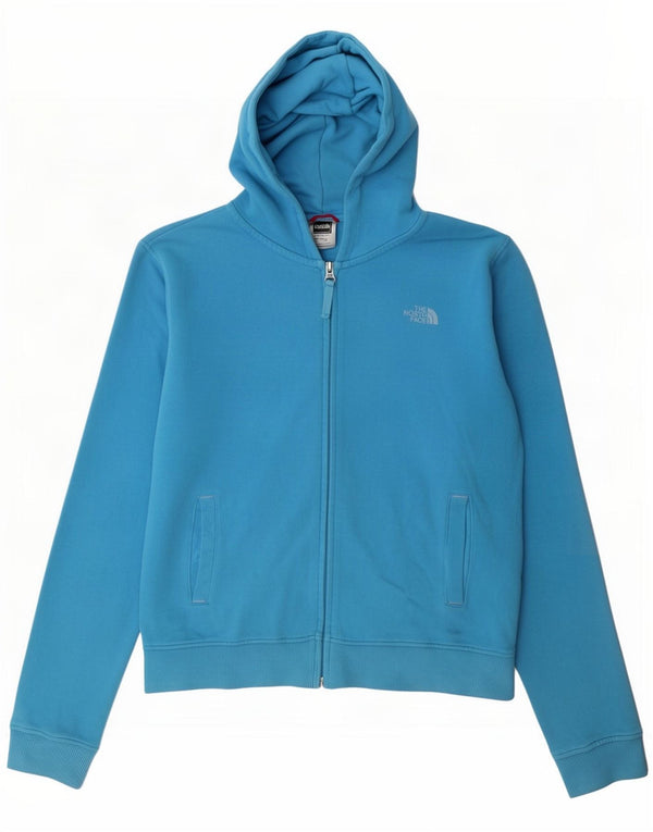 The North Face Girls Graphic Zip Hoodie πουλόβερ 14-15 ετών XL Μπλε βαμβακερό