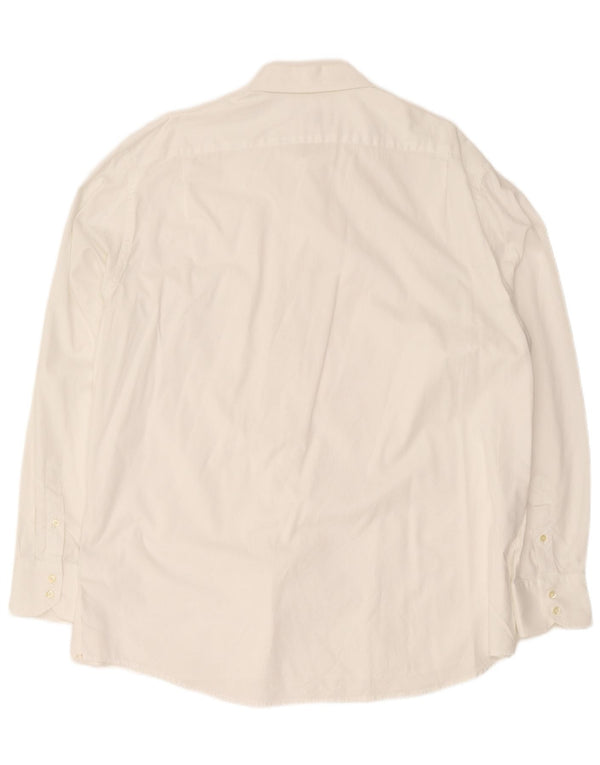 Ανδρικό πουκάμισο Lacoste Regular Fit Size 46 2XL Λευκό βαμβακερό