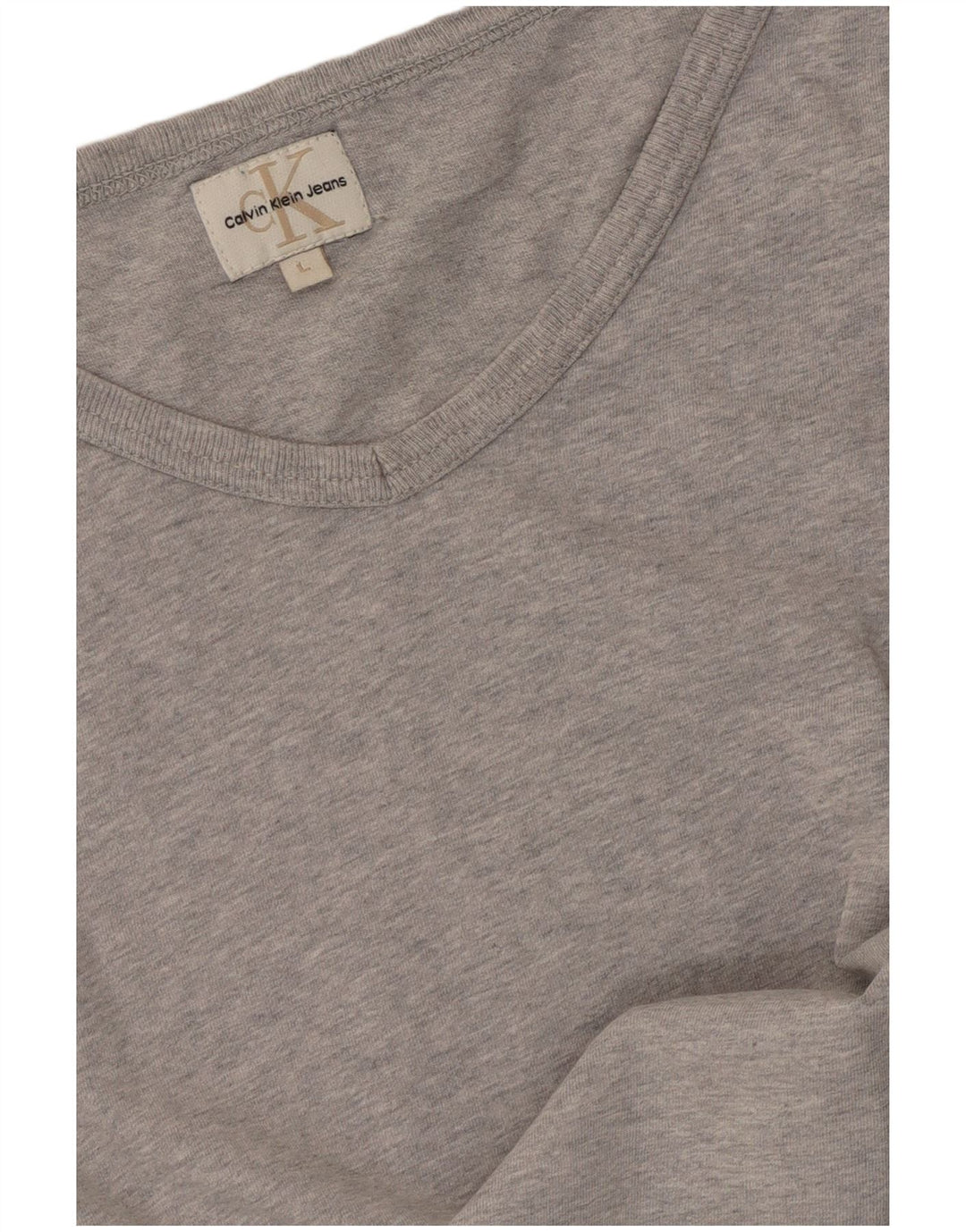 Calvin Klein Jeans Ανδρικό T-Shirt Top Large Grey Flecked