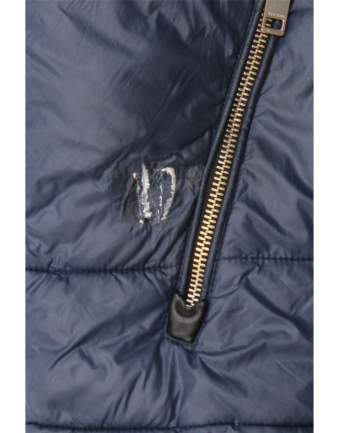 Ανδρικό ντίζελ μπουφάν με κουκούλα UK 36 Small Navy Blue Nylon