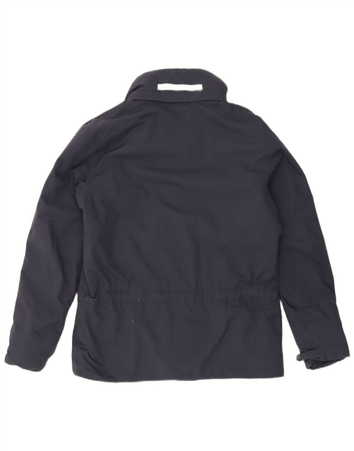 Ανδρικό μπουφάν με κουκούλα Slam UK 36 Small Navy Blue Nylon