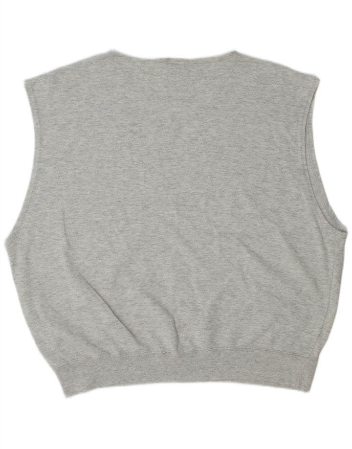 Champion Womens Oversized γραφικό φούτερ Jumper UK 16 Large Grey