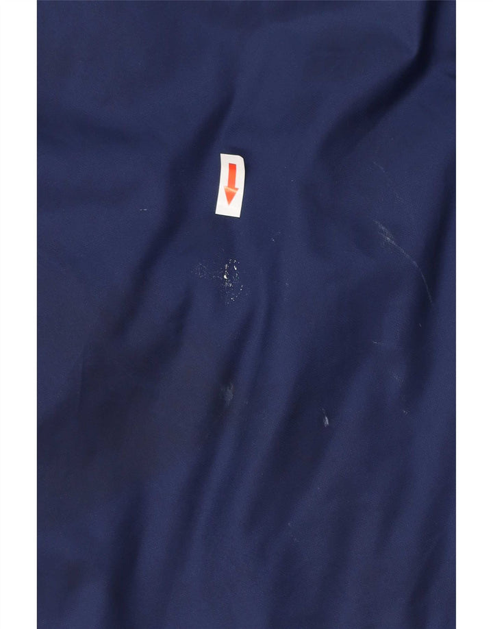 Adidas Boys με κουκούλα αντιανεμικό μπουφάν 13-14 ετών Navy Blue Polyester
