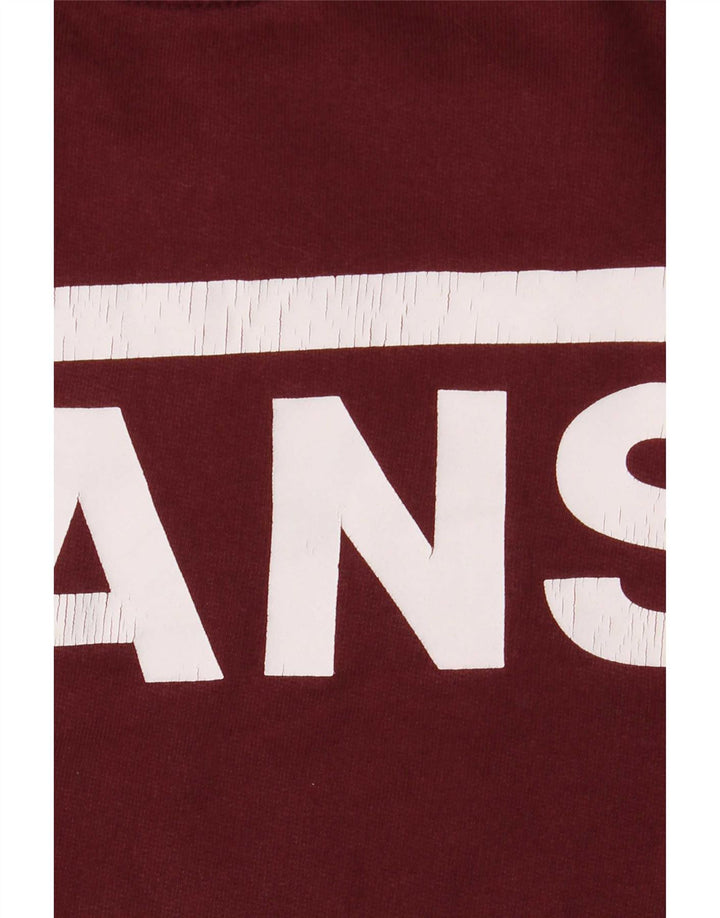 Ανδρικό γραφικό φούτερ Vans Jumper Medium Burgundy