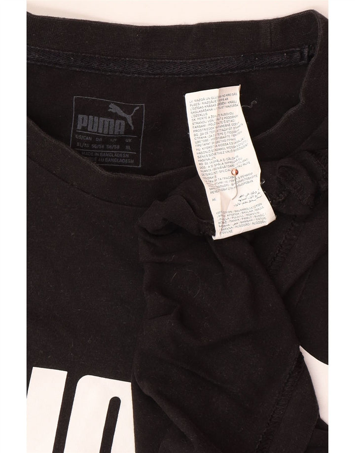 Ανδρικό γραφικό T-Shirt PUMA Top XL Μαύρο βαμβακερό