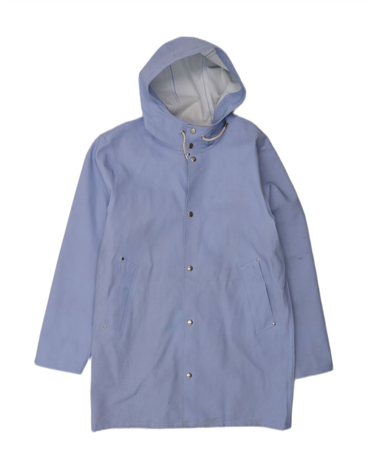 Ανδρικό αδιάβροχο Stutterheim με κουκούλα UK 40 μεγάλο μπλε βαμβακερό