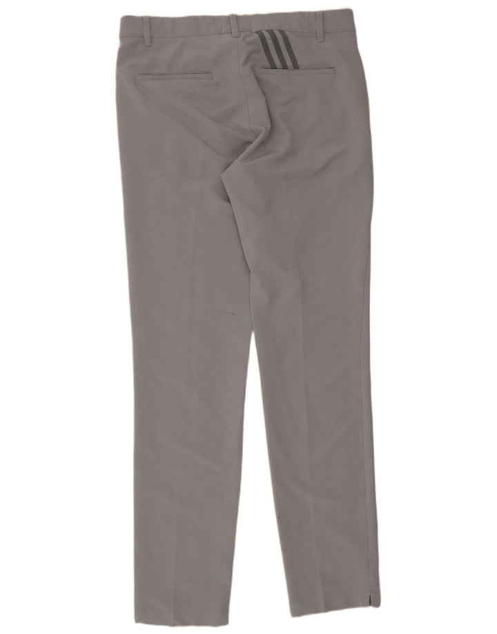Γυναικείο Slim Chino Παντελόνι Adidas W32 L34 Γκρι Πολυεστέρας