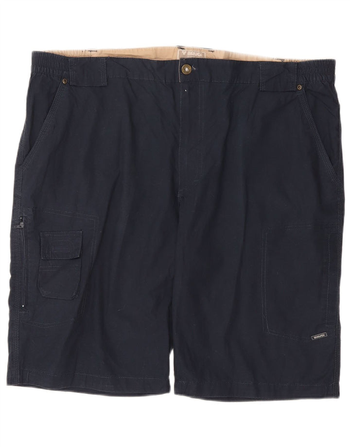 Brugi Ανδρικό σορτς Cargo 2XL W44 Navy Blue Cotton