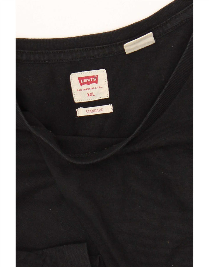 Γυναικείο T-Shirt Levi's Regular Fit Top 2XL Μαύρο
