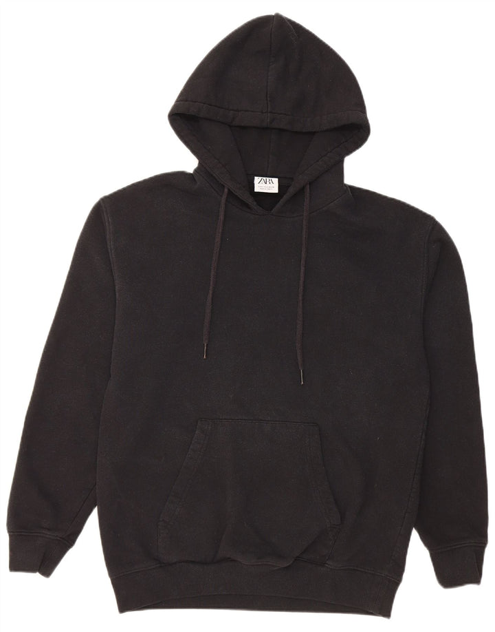 Zara Ανδρικό Hoodie Jumper Μικρό Βαμβακερό