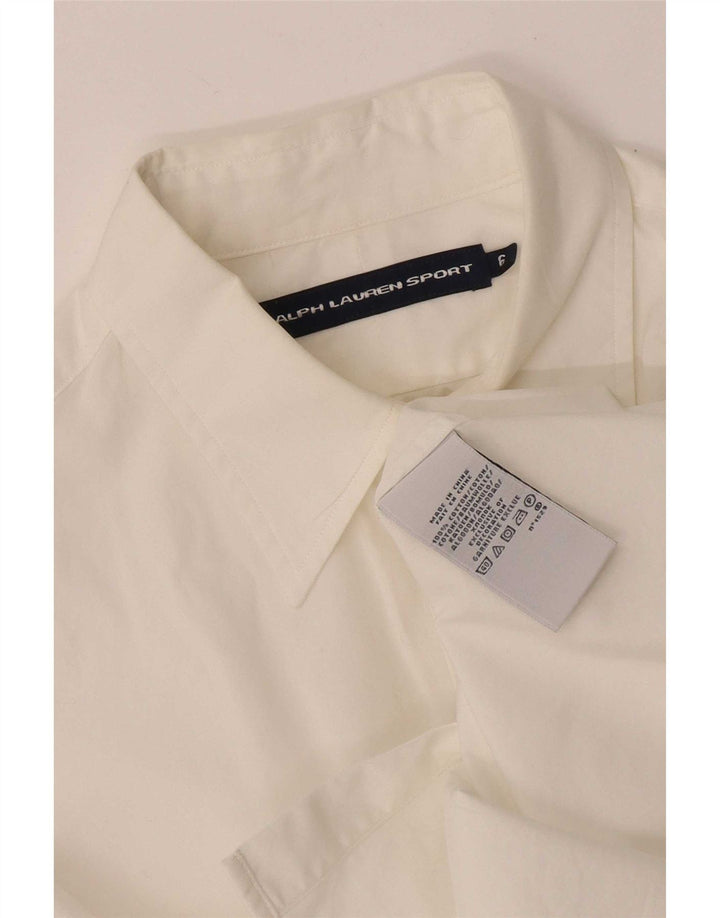 Γυναικείο πουκάμισο Ralph Lauren US 6 Μεσαίο λευκό βαμβακερό