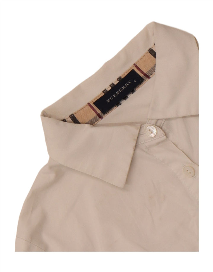 Burberry Girls πουκάμισο 7-8 ετών Λευκό