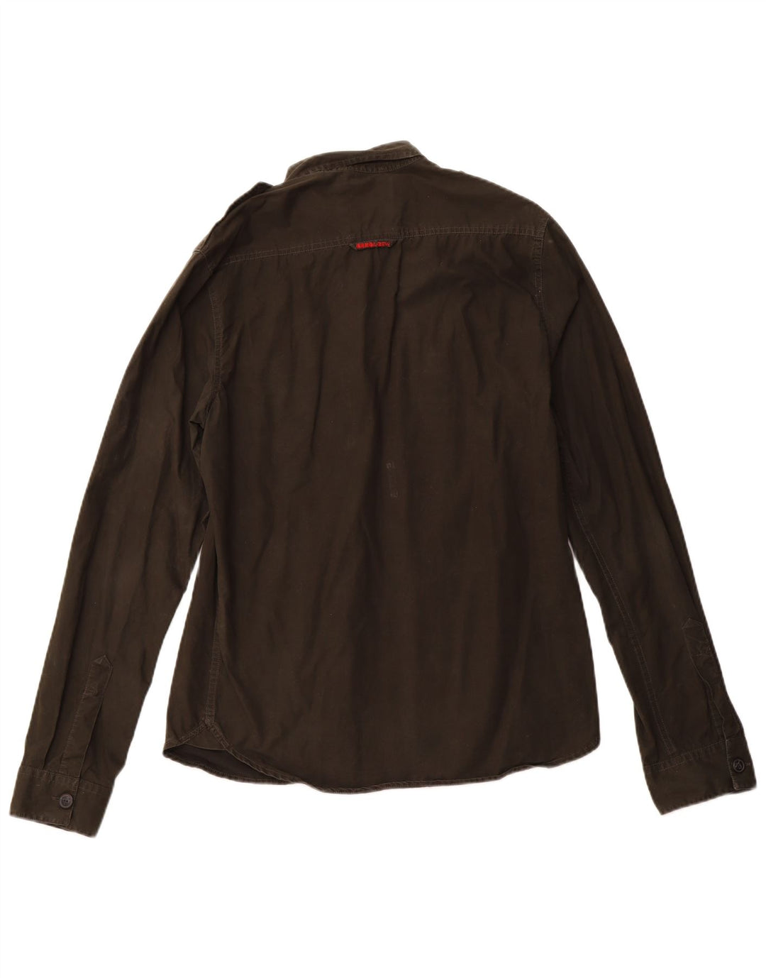 Ανδρικό Στρατιωτικό Πουκάμισο SUPERDRY Μεγάλο Χακί Βαμβακερό