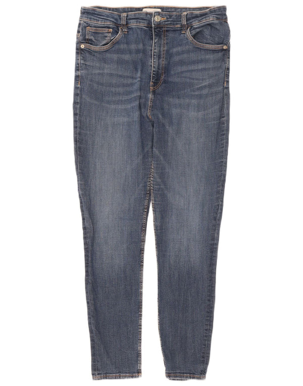 Zara Γυναικείο Skinny Jeans EU 46 2XL W36 L28 Blue
