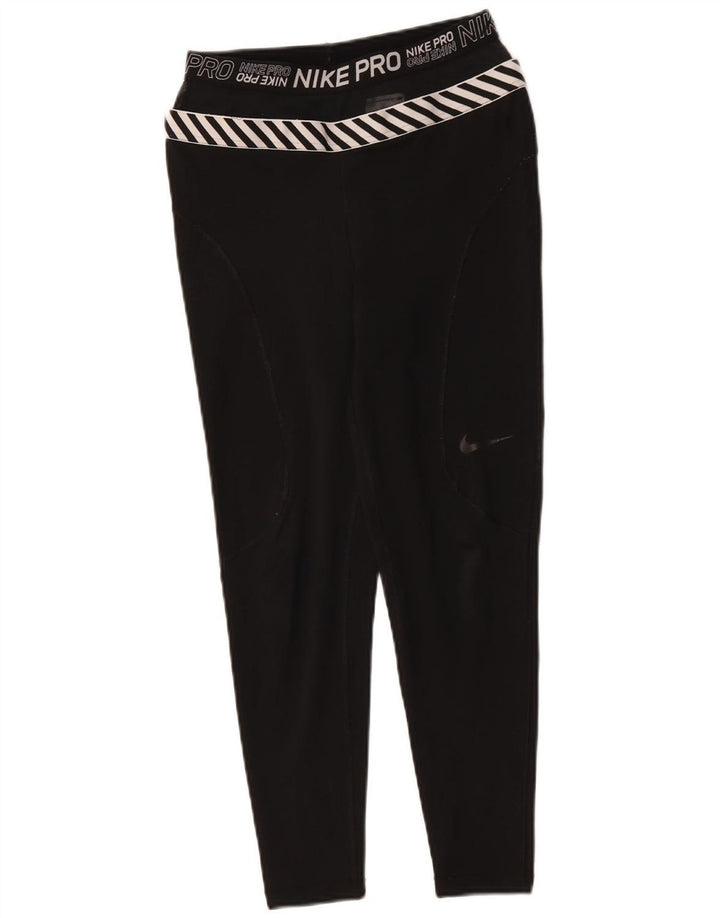 Γυναικεία γραφικά κολάν NIKE UK 8 Small Black