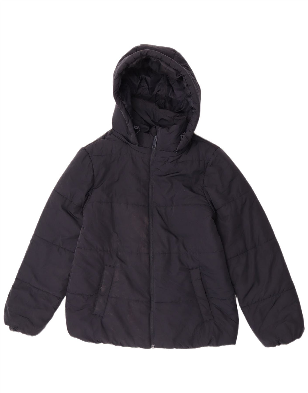 Marks & Spencer Γυναικείο μπουφάν με κουκούλα UK 12 Medium Navy Blue