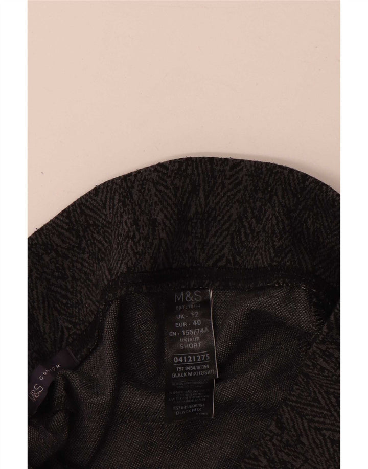 Marks & Spencer Γυναικεία Κολάν UK 12 Μεσαίου Γκρι Πολυεστέρας ψαροκόκαλου