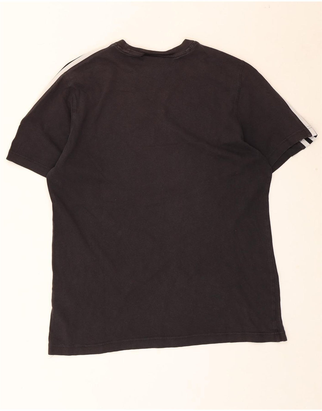 Ανδρικό T-Shirt Adidas Τοπ μεσαίο μαύρο βαμβακερό
