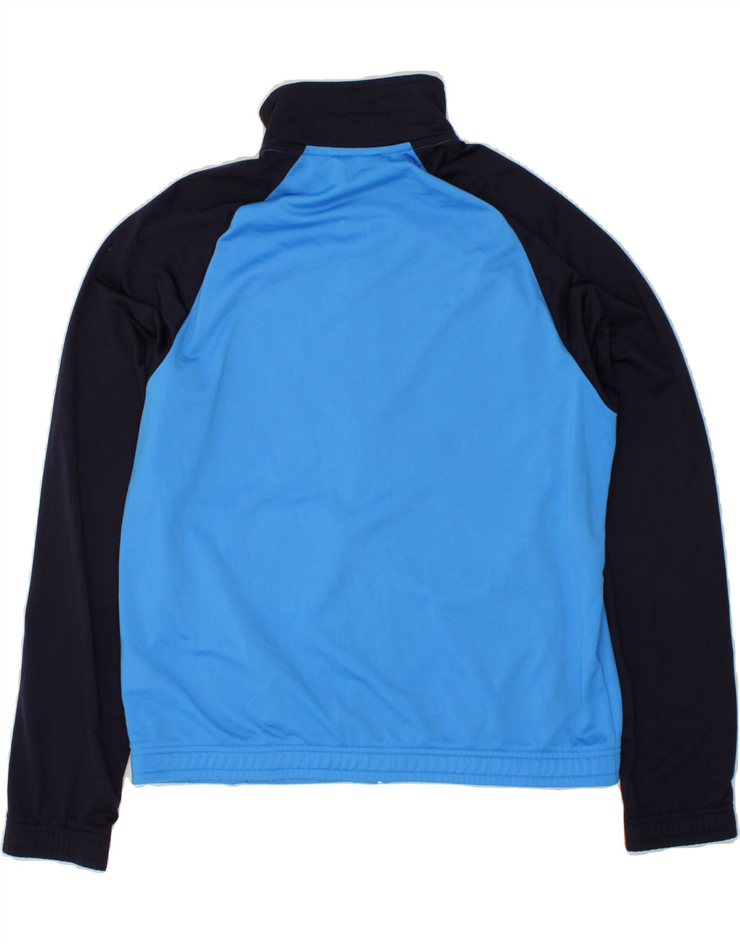 PUMA Mens Tracksuit Top Jacket Large Blue Colourblock Polyester Vintage Puma and Second-Hand Puma from Messina Hembry 