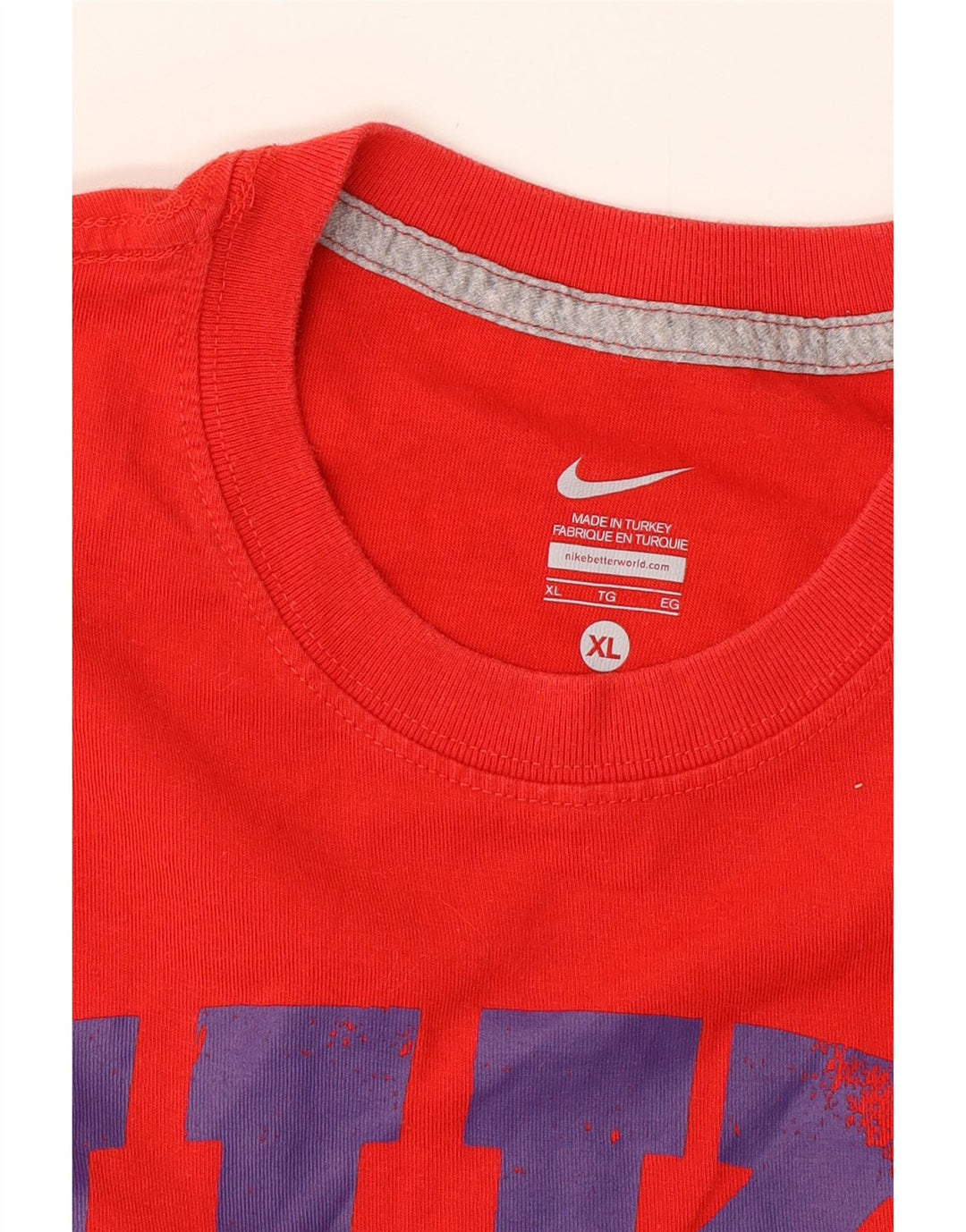 Ανδρικό γραφικό T-Shirt NIKE Top XL Red