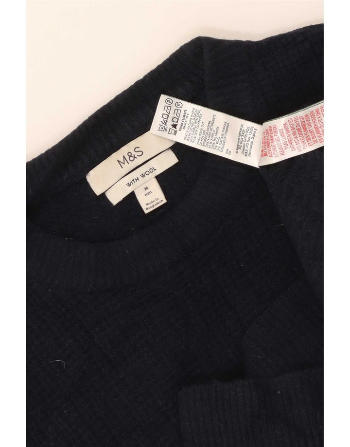 Marks & Spencer Mens Medium Navy Blue Acrylic