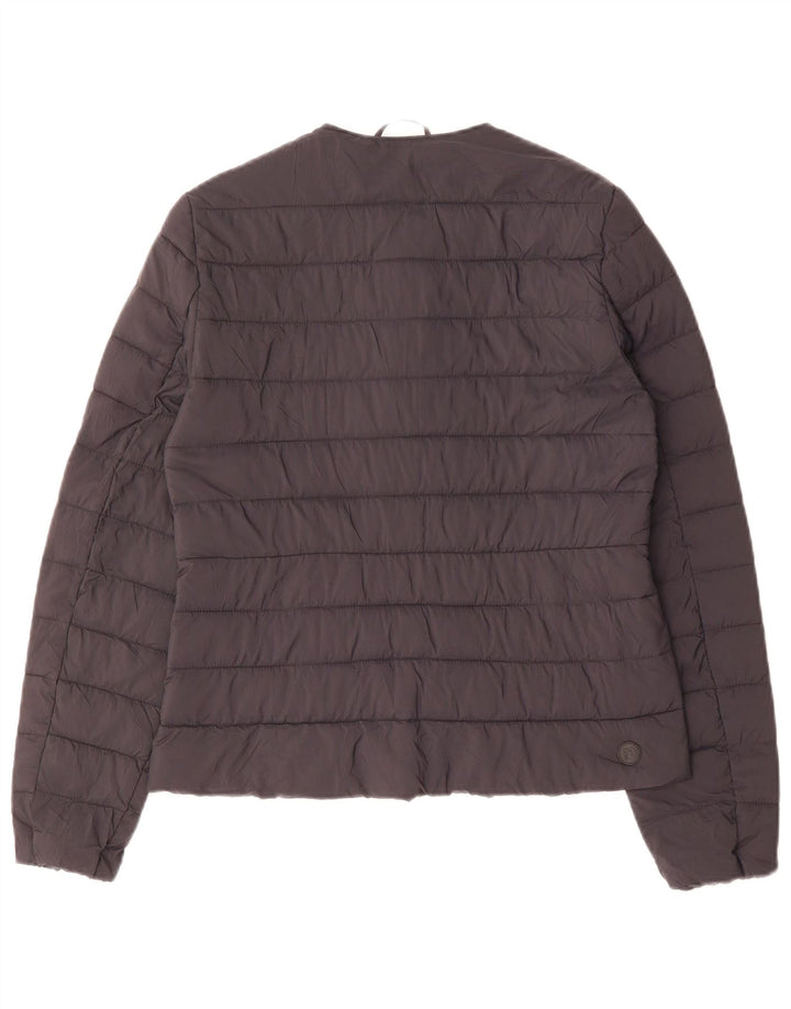 Dack's γυναικείο μπουφάν με επένδυση UK 10 Small Navy Blue Nylon