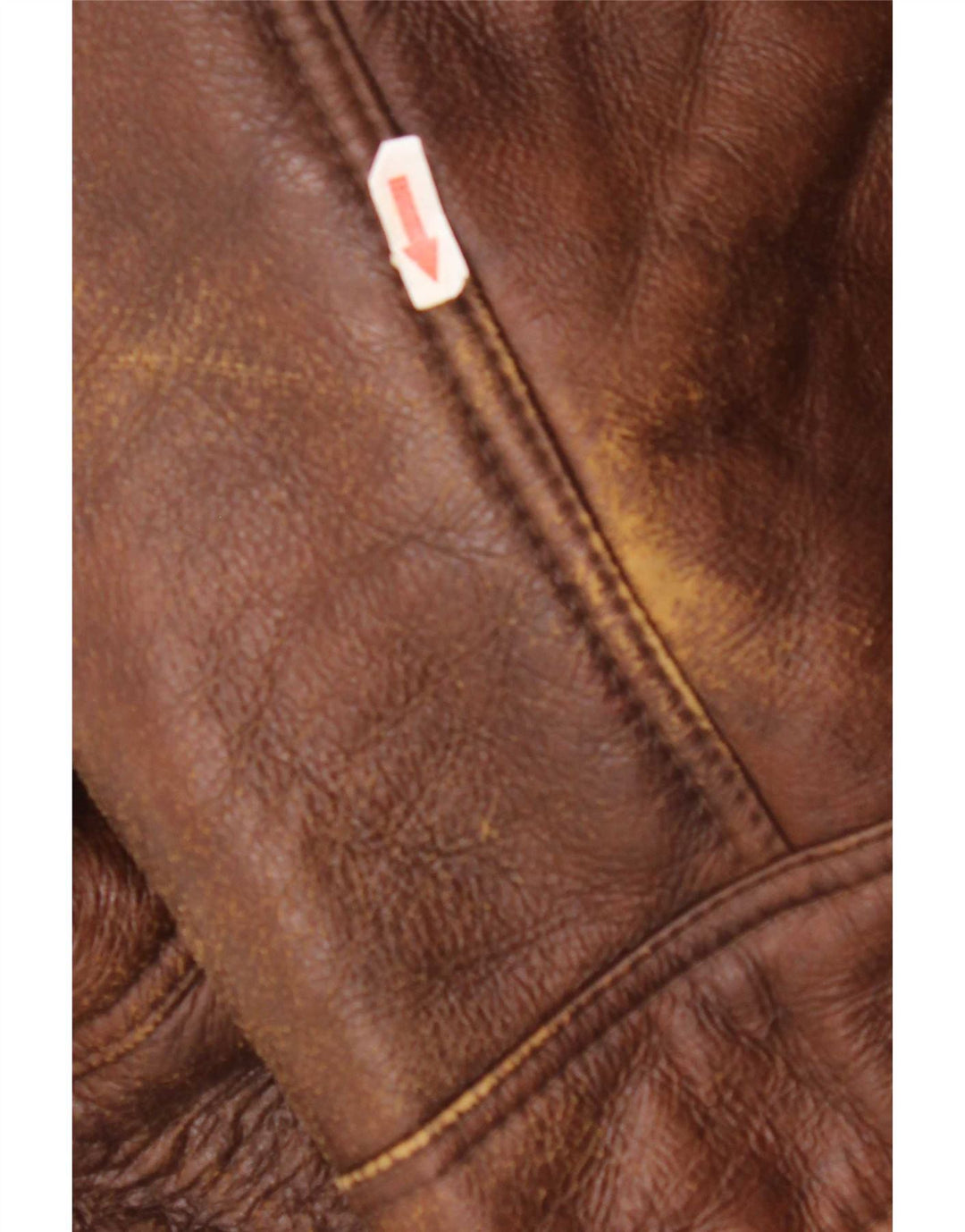 Vintage Ανδρικό Shearling Jacket IT 52 XL Brown Shearling