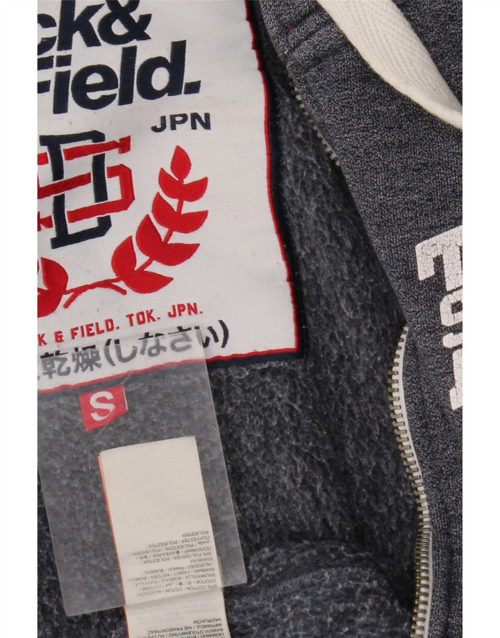 Ανδρικό πουλόβερ με κουκούλα με φερμουάρ SUPERDRY Μικρό μπλε βαμβακερό