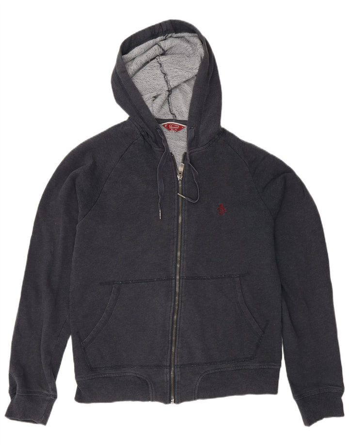 Ανδρικό πουλόβερ με κουκούλα με φερμουάρ Penguin Medium Navy Blue
