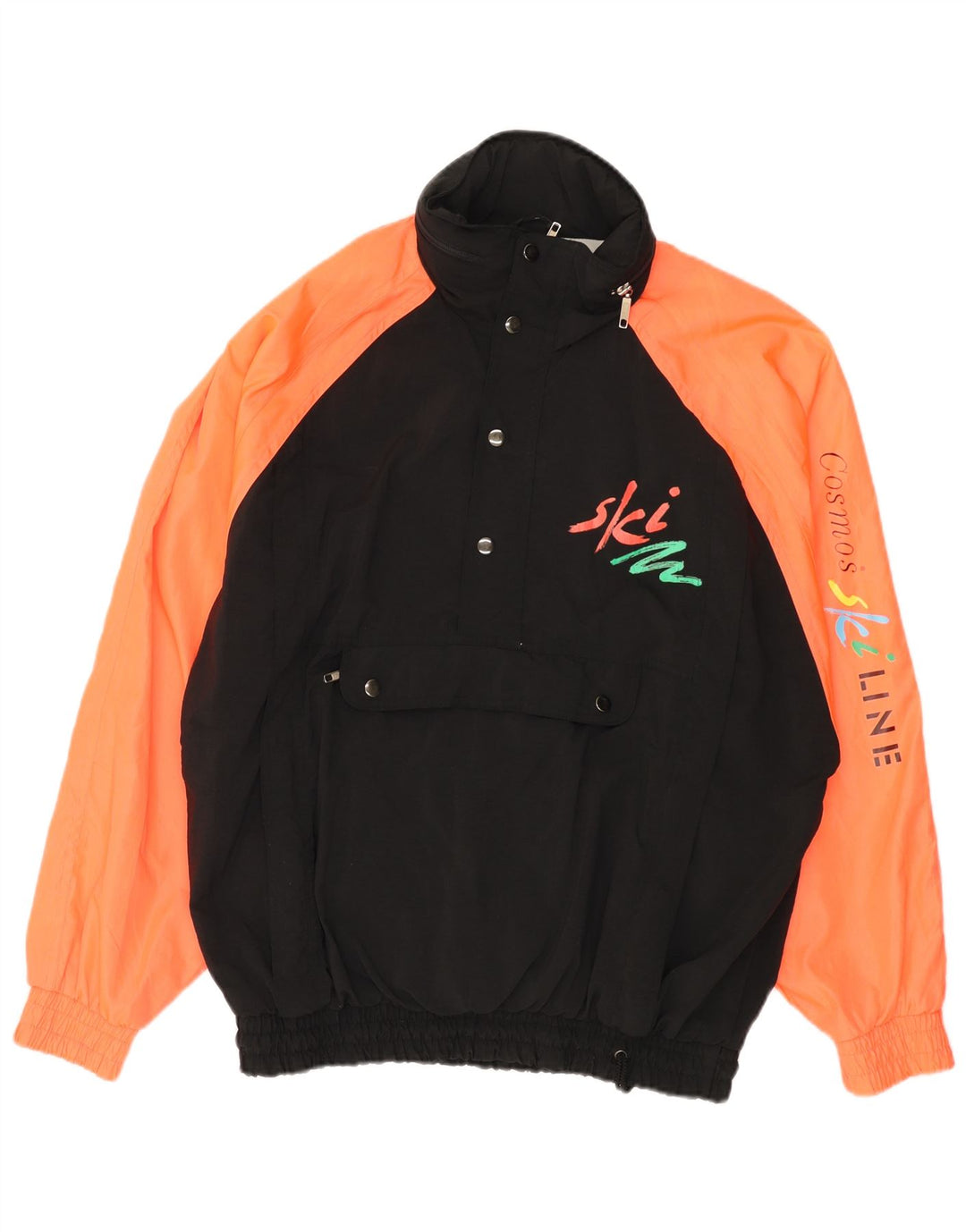 Ανδρικό μπουφάν COSMOS Loose Fit Graphic Windbreaker UK 36 Small Black