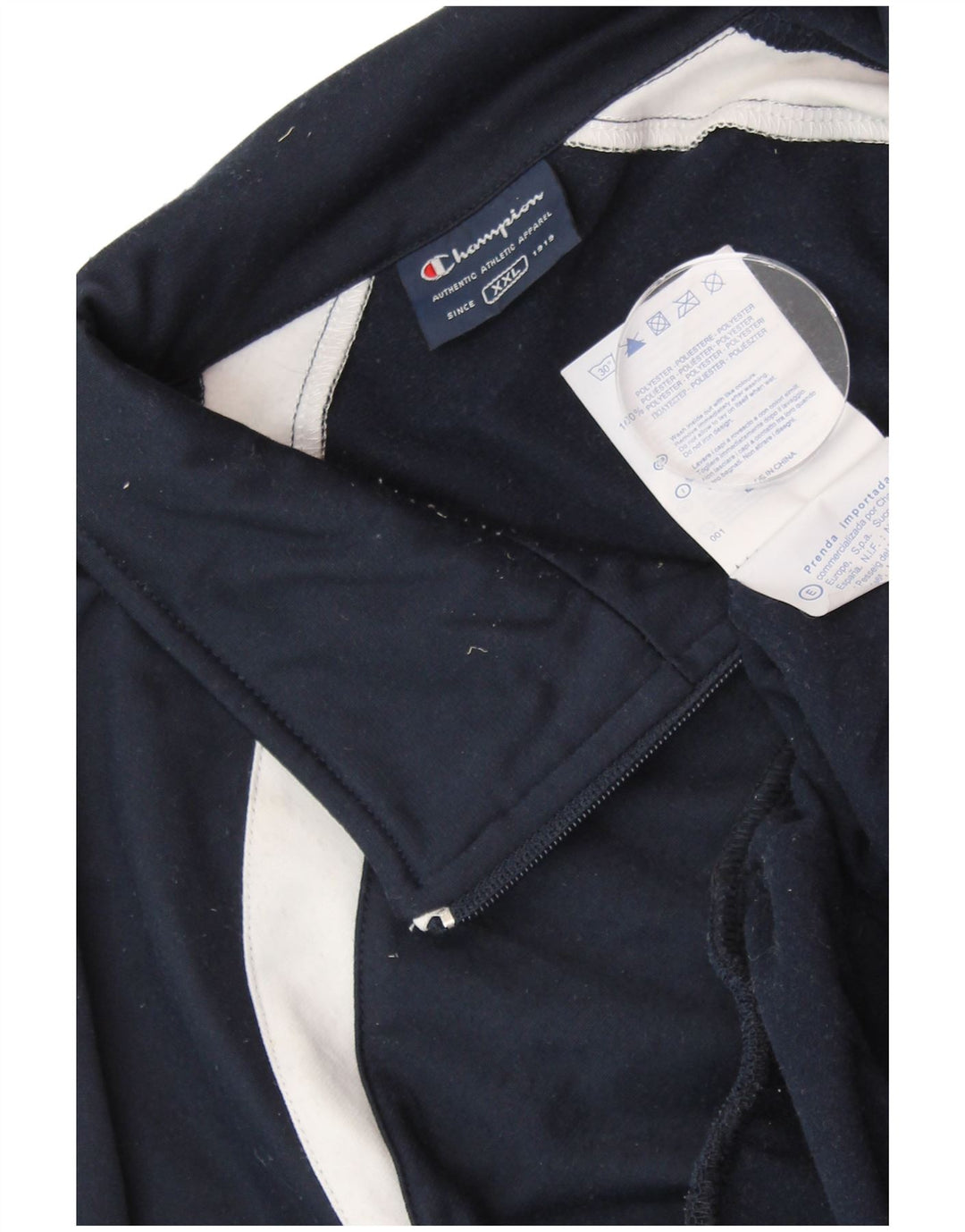Ανδρική αθλητική φόρμα CHAMPION Top Jacket 2XL Navy Blue Colorblock Polyester