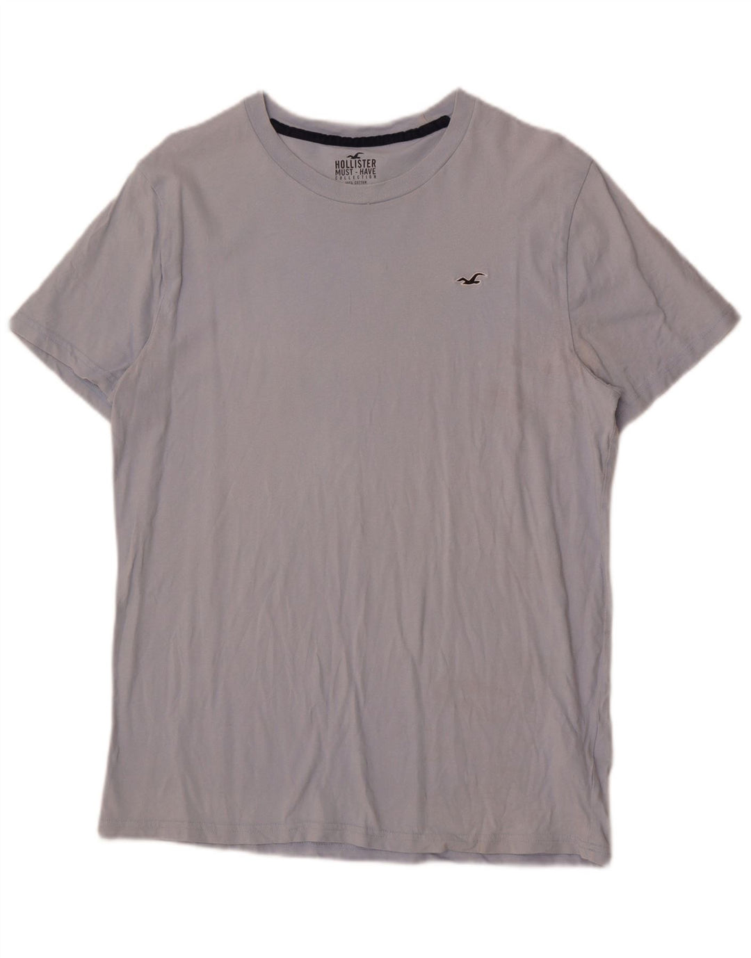 Ανδρικό T-Shirt Hollister Top μεγάλο μπλε βαμβακερό