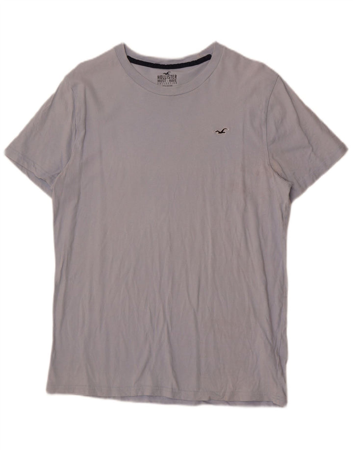 Ανδρικό T-Shirt Hollister Top μεγάλο μπλε βαμβακερό