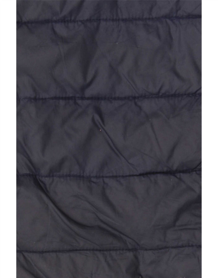 Weird Fish Mens Padded Jacket UK 40 Large Navy Blue Nylon