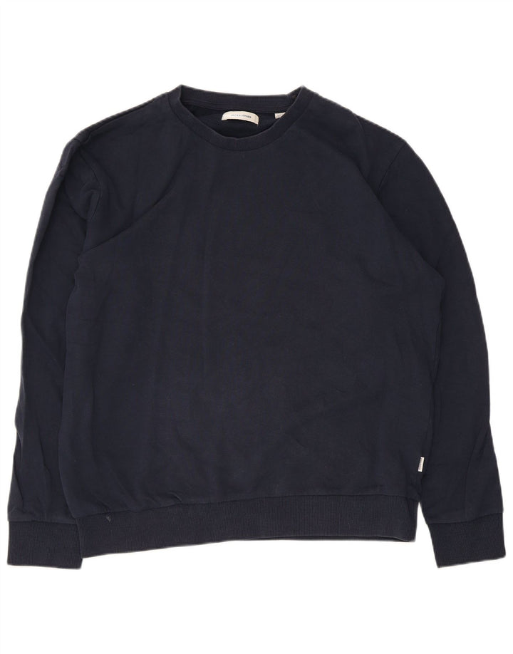 Ανδρικό φούτερ Jack & Jones Jumper XL Navy Blue Cotton