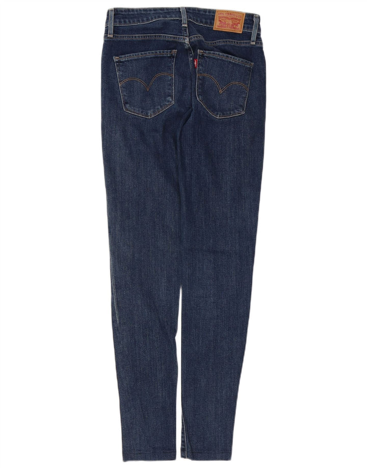 LEVI'S Γυναικείο 721 Ψηλό Skinny Jeans W25 L29 Μπλε βαμβακερό