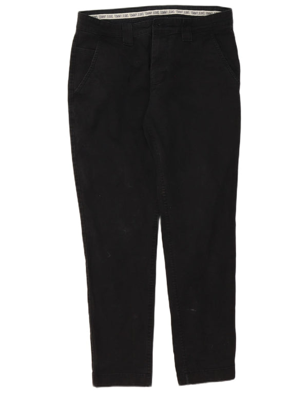 Tommy Hilfiger Ανδρικό Slim Chino Παντελόνι W32 L30 Μαύρο βαμβακερό
